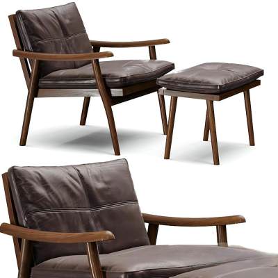 现代休闲椅-3D40